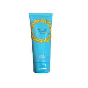 Versace Pour Femme Dylan Turquoise Body Gel - Blue and Yellow